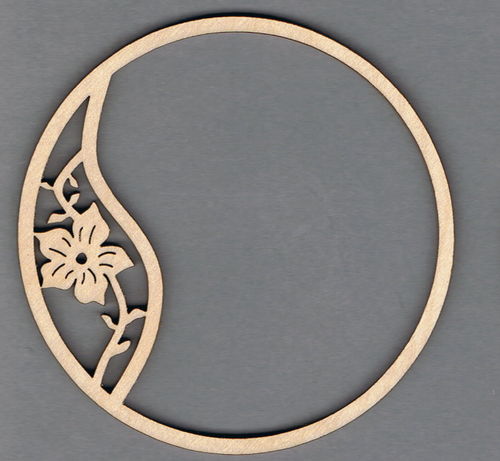 532 Hokzrahmen Ring mit Blume