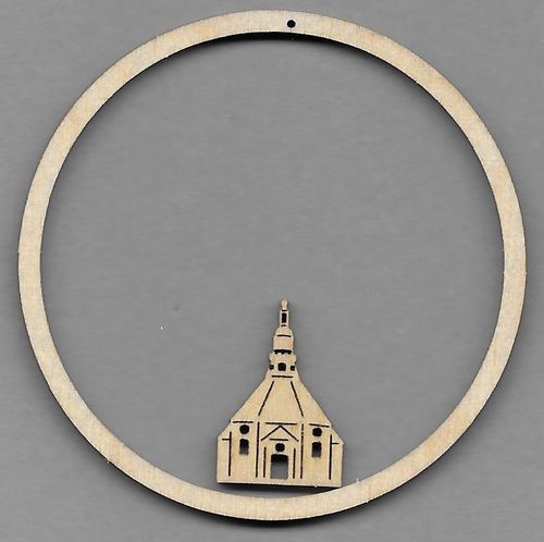 21 Rahmen Ring mit Seiffner Kirche