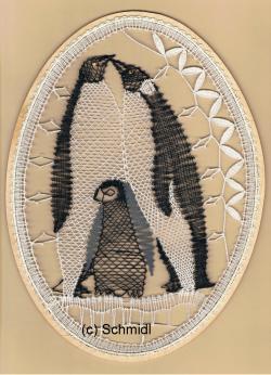 094  Pinguine geklöppelt