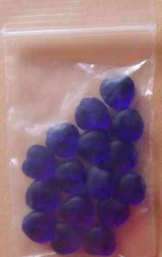 32 Perlen blau