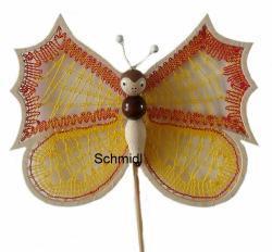 441-2 Blumenstecker Schmetterling geklöppelt