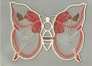 490 Brief Schmetterling Tänzerin